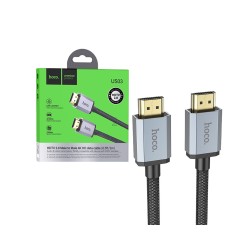 Hoco US03 2.0 4k HD HDMI Cable for Computer 2m Black Hoco US03 2.0 4k HD HDMI Cable for Computer 2m Black